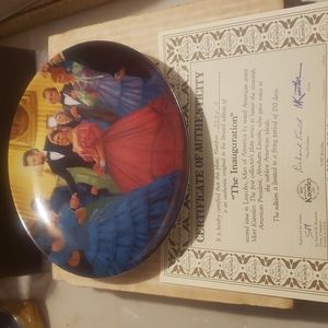 THE INAUGURATION  COLLECTOR PLATE